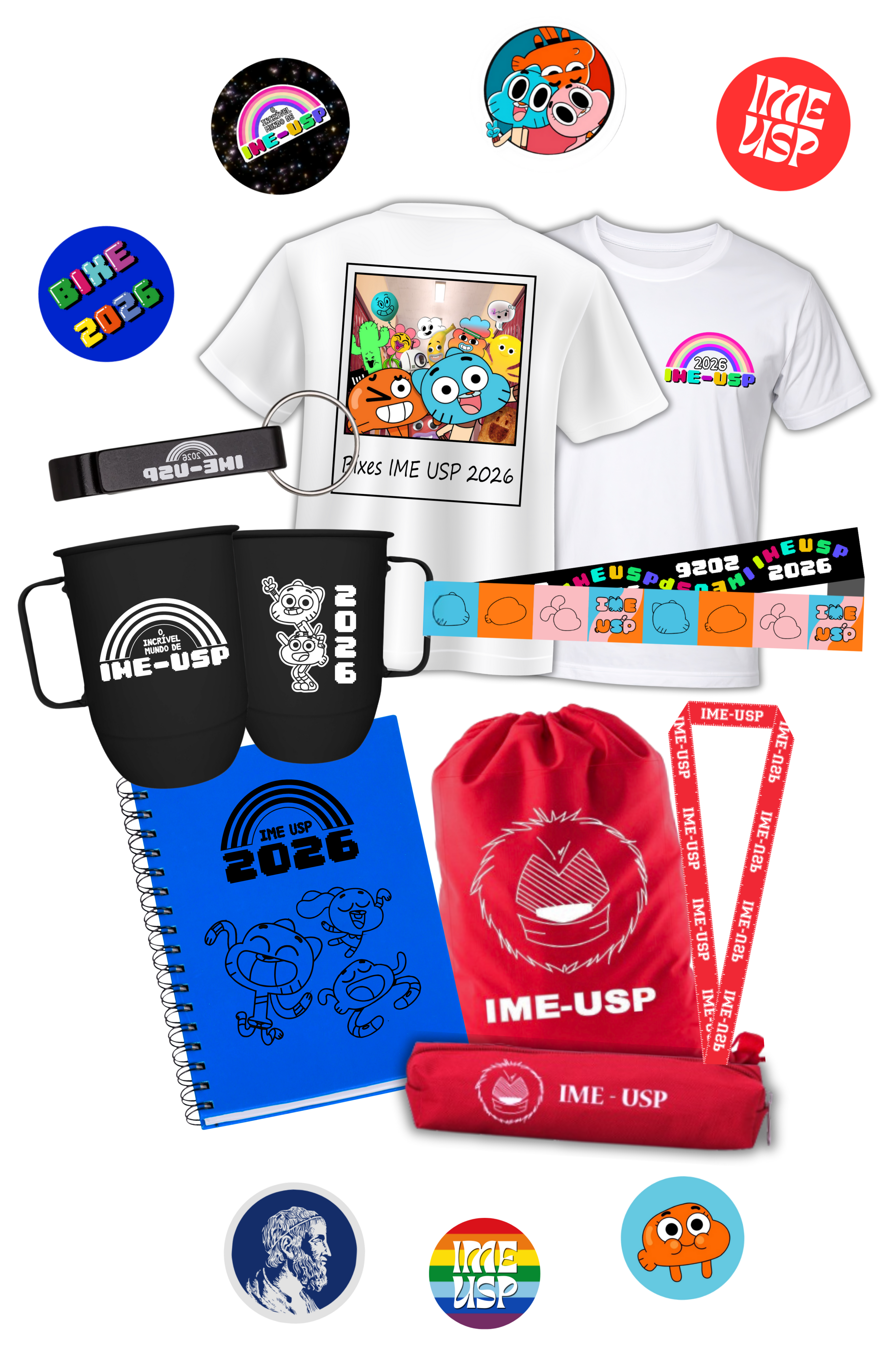 Itens do Kitbixe do IME