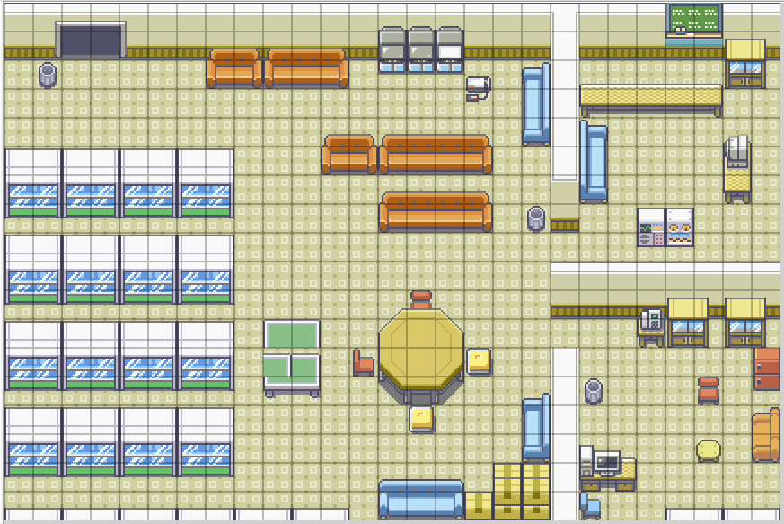 Imagem do mapas do IME no melhor estilo, Pokémon